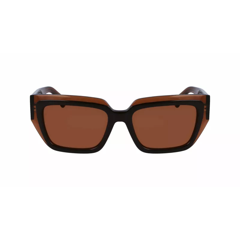 FERRAGAMO SF2002S-233 Okulary przeciwsłoneczne damskie Havana Acetate Brązowy Gradient 55/18/140 mm