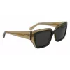 FERRAGAMO SF2002S-327 Okulary przeciwsłoneczne damskie Havana Acetate Brązowy Gradient 55mm