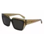 FERRAGAMO SF2002S-327 Okulary przeciwsłoneczne damskie Havana Acetate Brązowy Gradient 55mm