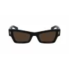 FERRAGAMO SF2006S-001 Okulary przeciwsłoneczne damskie czarno-szare 53mm