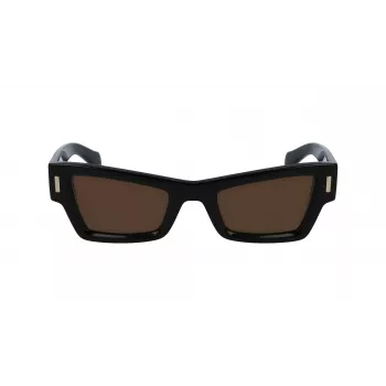 FERRAGAMO SF2006S-001 Okulary przeciwsłoneczne damskie czarno-szare 53mm