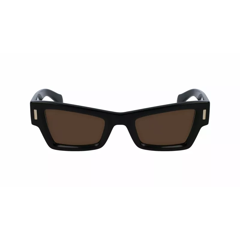 FERRAGAMO SF2006S-001 Okulary przeciwsłoneczne damskie czarno-szare 53mm