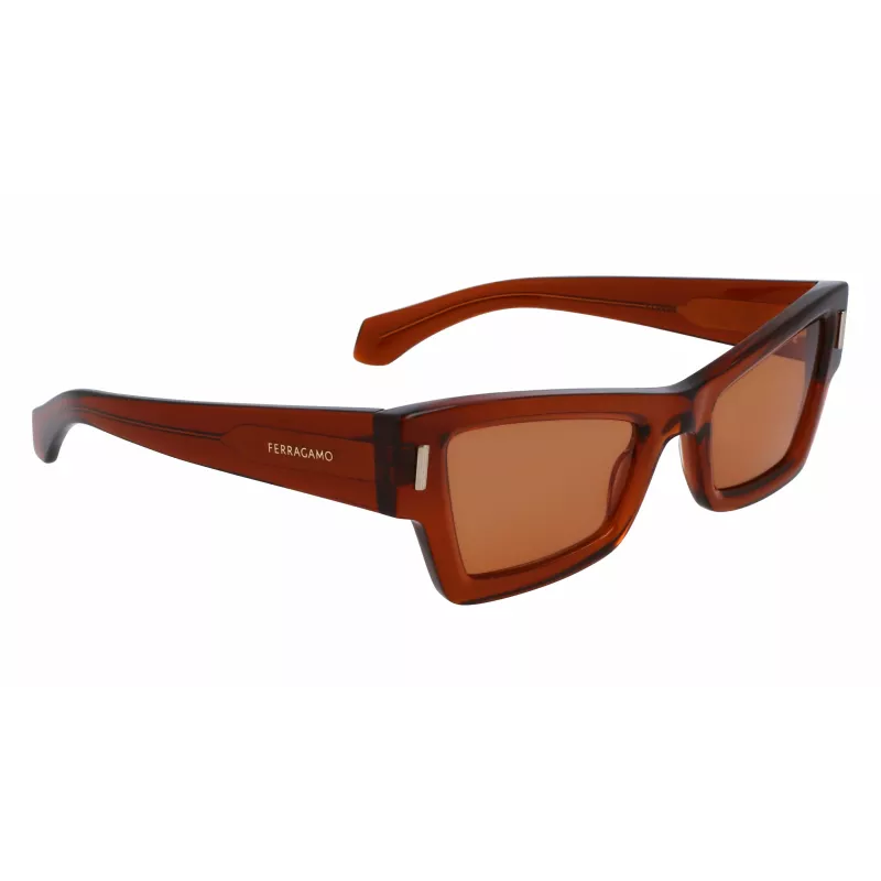 Okulary przeciwsłoneczne FERRAGAMO SF2006S-232 dla kobiet Havana Brown Gradient 53mm
