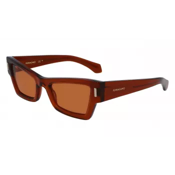 Okulary przeciwsłoneczne FERRAGAMO SF2006S-232 dla kobiet Havana Brown Gradient 53mm