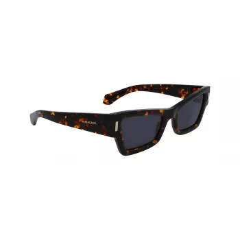 FERRAGAMO SF2006S-242 Okulary przeciwsłoneczne damskie Havana Acetate Butterfly 53mm