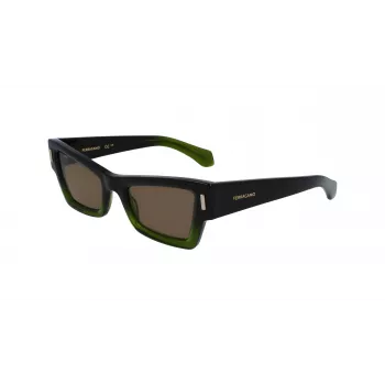 Okulary przeciwsłoneczne damskie FERRAGAMO SF2006S-316 Havana Acetate Brown Gradient 53mm