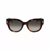 FERRAGAMO SF2007S-240 Damskie okulary przeciwsłoneczne Cat Eye Havana Brązowy Gradient 51mm