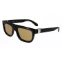 Okulary przeciwsłoneczne męskie FERRAGAMO SF2009S-011 - czarna oprawka, szare szkła, 56/21/145 mm