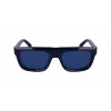 FERRAGAMO SF2009S-414 Męskie prostokątne okulary przeciwsłoneczne z acetylocelulozy - brązowe szkła - 56/21/145 mm