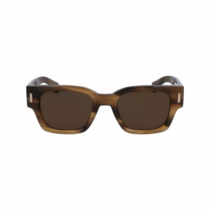 Okulary przeciwsłoneczne Ferragamo SF2010S-319 Mężczyźni Zielony Hawana Kształt kwadratowy Acetat 52mm