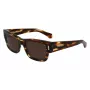 Okulary przeciwsłoneczne FERRAGAMO SF2011S-216 dla mężczyzn, Dark Havana, brązowy gradient, 53mm