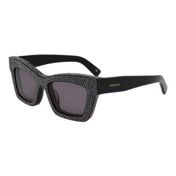 FERRAGAMO SF2045SR52170 Damskie okulary przeciwsłoneczne motylkowe 52/17/140 mm