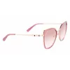 Okulary przeciwsłoneczne FERRAGAMO SF293S-774 damskie, oprawka Havana acetat, soczewki brązowe gradientowe 54/19/140 mm
