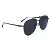 Okulary przeciwsłoneczne męskie FERRAGAMO SF308S-2 - Oprawka acetatowa, soczewki poliwęglanowe, ochrona UV400, kształt prostokątny, 61/15/145 mm