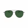 Okulary przeciwsłoneczne męskie FERRAGAMO SF308S-44 - brązowa oprawka z acetatu Havana, szare soczewki poliwęglanowe, ochrona UV400