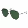 Okulary przeciwsłoneczne męskie FERRAGAMO SF308S-44 - brązowa oprawka z acetatu Havana, szare soczewki poliwęglanowe, ochrona UV400