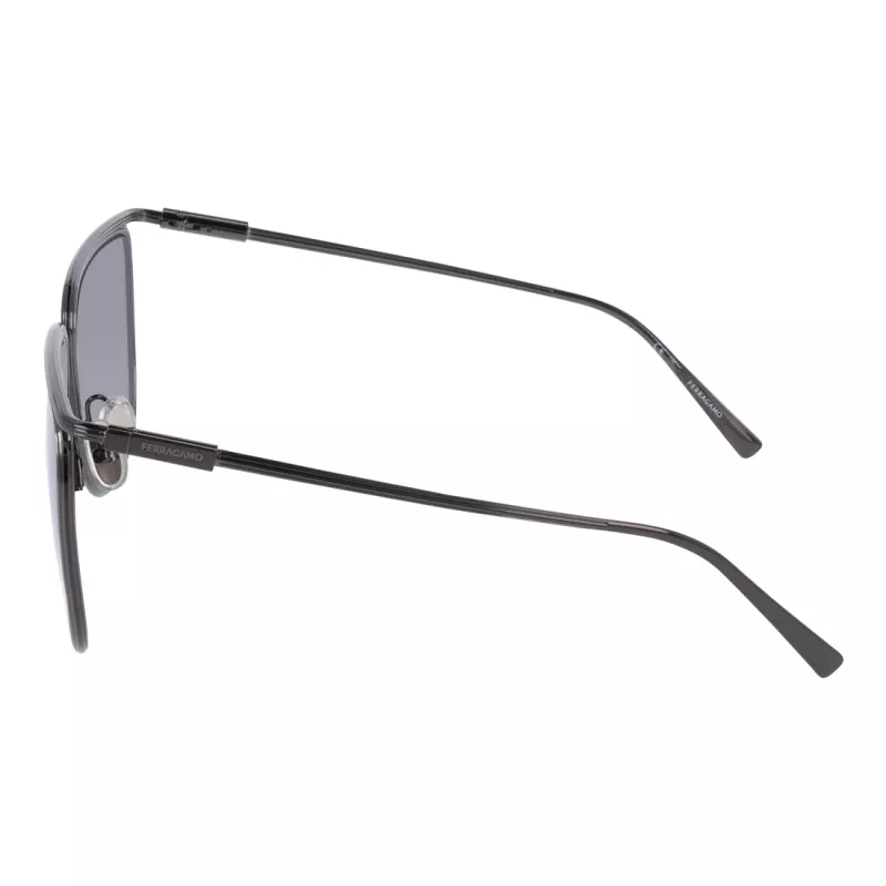 FERRAGAMO SF324S5816027 Okulary przeciwsłoneczne damskie Havana Acetate Square Frame Brown Gradient Lens 58mm