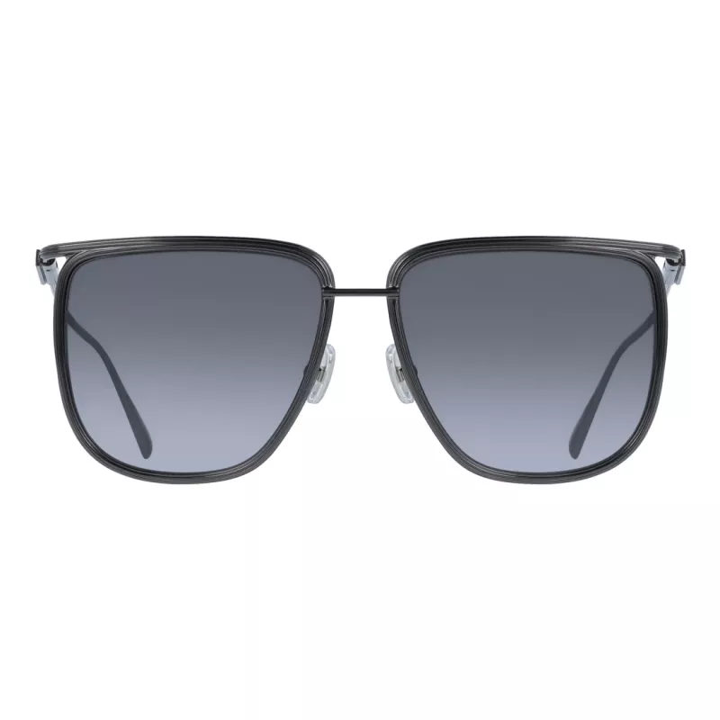 FERRAGAMO SF324S5816027 Okulary przeciwsłoneczne damskie Havana Acetate Square Frame Brown Gradient Lens 58mm