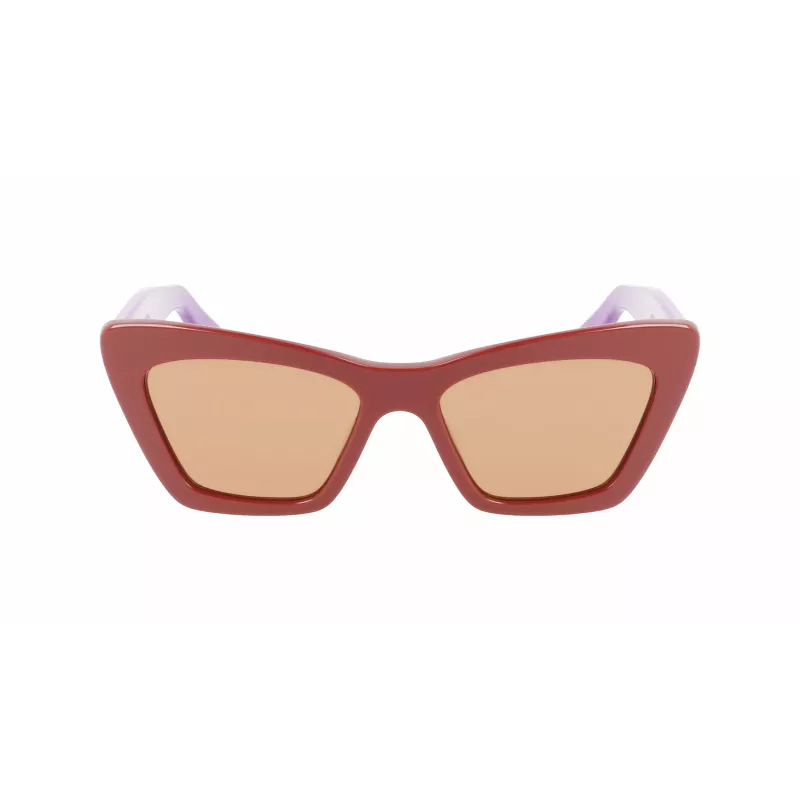 Okulary przeciwsłoneczne FERRAGAMO SF929S-209 damskie, Havana, motylkowe, acetat, brązowy gradient 55/17/145 mm