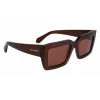Okulary przeciwsłoneczne FERRAGAMO damskie SF1108S542123 Brąz Havana 54/21/140 mm