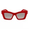 Okulary przeciwsłoneczne Ferragamo damskie SF2045SR52176 prostokątna oprawka acetatowa brązowe soczewki gradientowe 52/17/140 mm