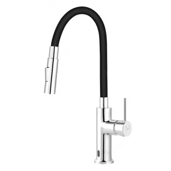 FERRO KITCHEN MIXER DISTANZA SENSOR FLEXSPOUT Bezdotykowa wyciągana bateria kuchenna Chrom
