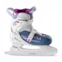 Fila J-ONE G ICE HR Dziecięce Regulowane Łyżwy Figurowe - EU 31-35, Biały/Jasnoniebieski