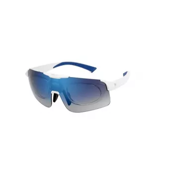 Okulary przeciwsłoneczne FILA Man Shield SFI127996VCB - czarna oprawka, soczewki dymne, UV400
