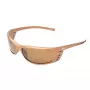 FILA SF004-62C3 Unisex Okulary Przeciwsłoneczne Prostokątne - Czarna Oprawka Szare Szkła 62/16/125 mm