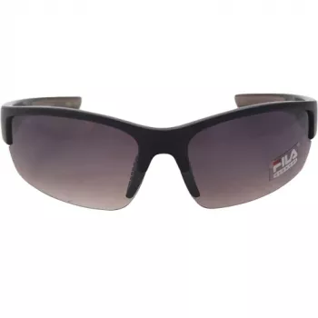 Okulary przeciwsłoneczne FILA SF215-71PC1 dla mężczyzn - czarna oprawka, szare szkła, ochrona UV400