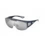 Okulary przeciwsłoneczne sportowe FILA SFI126-996QSP dla mężczyzn - czarna oprawka, ochrona UV400