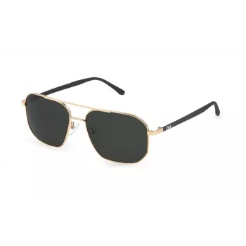 FILA SFI300V58300P Męskie okulary przeciwsłoneczne z polaryzacją - czarna oprawka, szare szkła 58mm