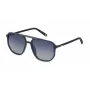 FILA SFI31257BL1P Okulary przeciwsłoneczne męskie polaryzacyjne - Prostokątna czarna oprawka, soczewki w kolorze dymnoszarym 57mm
