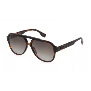 FILA SFI459V590C10 Okulary przeciwsłoneczne unisex - czarna oprawka, szare szkła 59mm