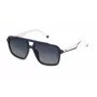 FILA SFI460-57D82P Okulary przeciwsłoneczne unisex, czarna oprawka, szare soczewki polaryzacyjne, 57 mm