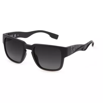 FILA SFI463-53U28P Okulary przeciwsłoneczne polaryzacyjne dla mężczyzn - czarna oprawka, szare szkła 53/21/145 mm