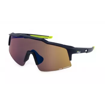 FILA SFI516-99U43B Okulary przeciwsłoneczne unisex - czarna oprawka, szare szkła, 99/0/130 mm