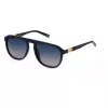 FILA SFI528-563GUP Unisex Okulary Przeciwsłoneczne Prostokątne - Czarna Oprawka Szare Soczewki Gradient 56/19/145 mm