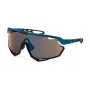 FILA SFI721 Okulary przeciwsłoneczne unisex - czarna oprawka, szare soczewki, szerokość soczewki 99 mm