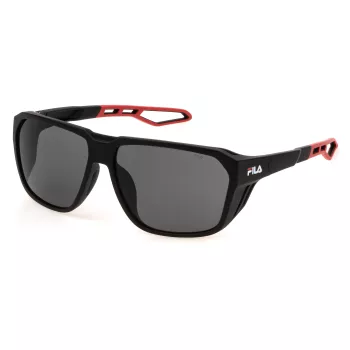 Okulary przeciwsłoneczne FILA SFIA05-99U28V dla mężczyzn - soczewka shield, ochrona UV400, szerokość soczewki 99 mm