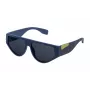 FILA Unisex Okulary Przeciwsłoneczne SF936457U43B - Matowa Czarna Oprawka, Soczewki Dymne, Ochrona UV400