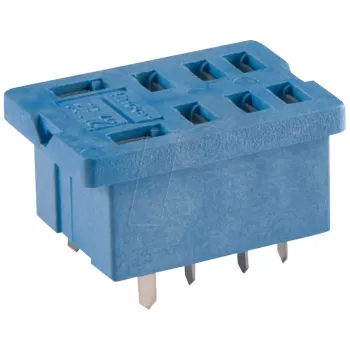Finder 96.14 Gniazdo do montażu na PCB dla przekaźnika 56.34, 14-pinowe, 10A, 250V, czarne