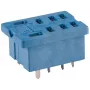 Finder 96.14 Gniazdo do montażu na PCB dla przekaźnika 56.34, 14-pinowe, 10A, 250V, czarne