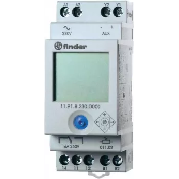 Finder Łącznik zmierzchowy na szynę DIN 35 mm, seria 11.91.8.230, 2-150 lx, 230 V AC, 1 przełączny 11.91.8.230.0000