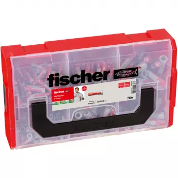 Fischer 536161 Kołek rozporowy / wkrętowy DUOPOWER 6 x 30 mm, 210 sztuk