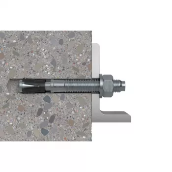 FISCHER Kotwa wbijana FAZ II Plus 12/20 R – stal nierdzewna A4, pojemnik 80 sztuk