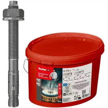 FISCHER Kotwa wbijana FAZ II Plus 12/20 R – stal nierdzewna A4, pojemnik 80 sztuk