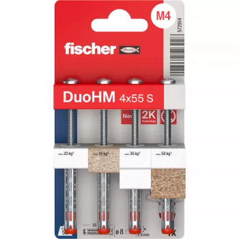 Kołek do ścian pustych Fischer DuoHM 4x55 S PH TX 55 mm 4 sztuki 572914
