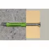 Fischer DUOPOWER Zestaw wkrętów i kołków 100 sztuk - 6x30/8x40/10x50 mm - PZ2 - Zielony