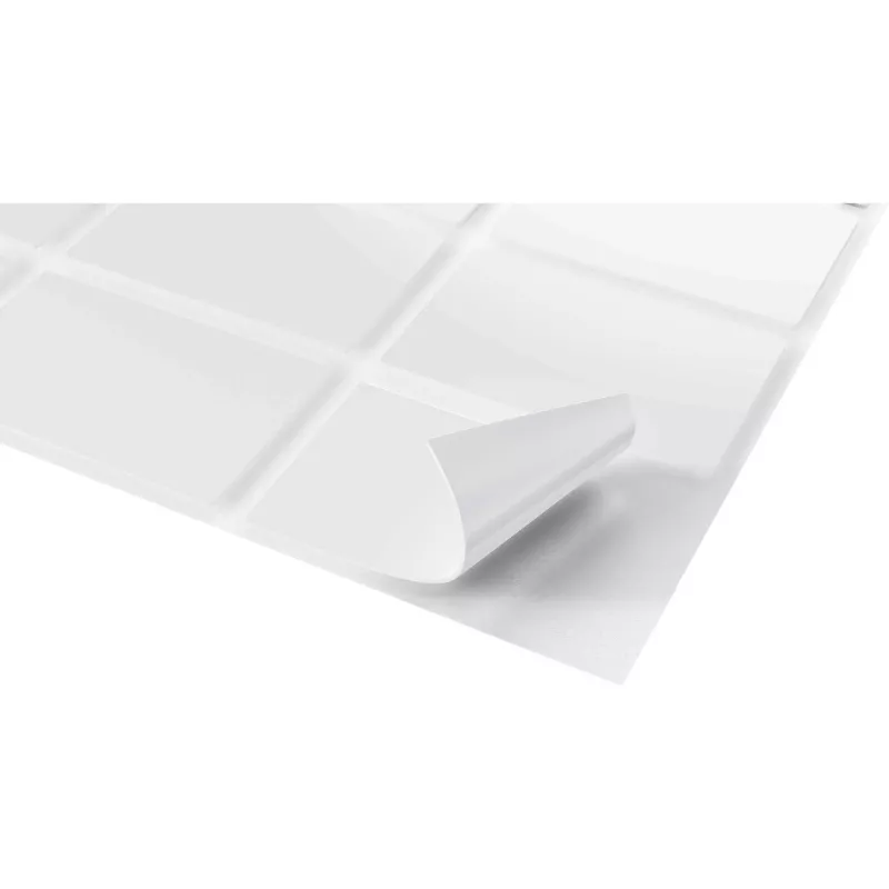 FISCHER GOW Taśmy montażowe 20 szt., białe, 22 x 36 mm, samoprzylepne